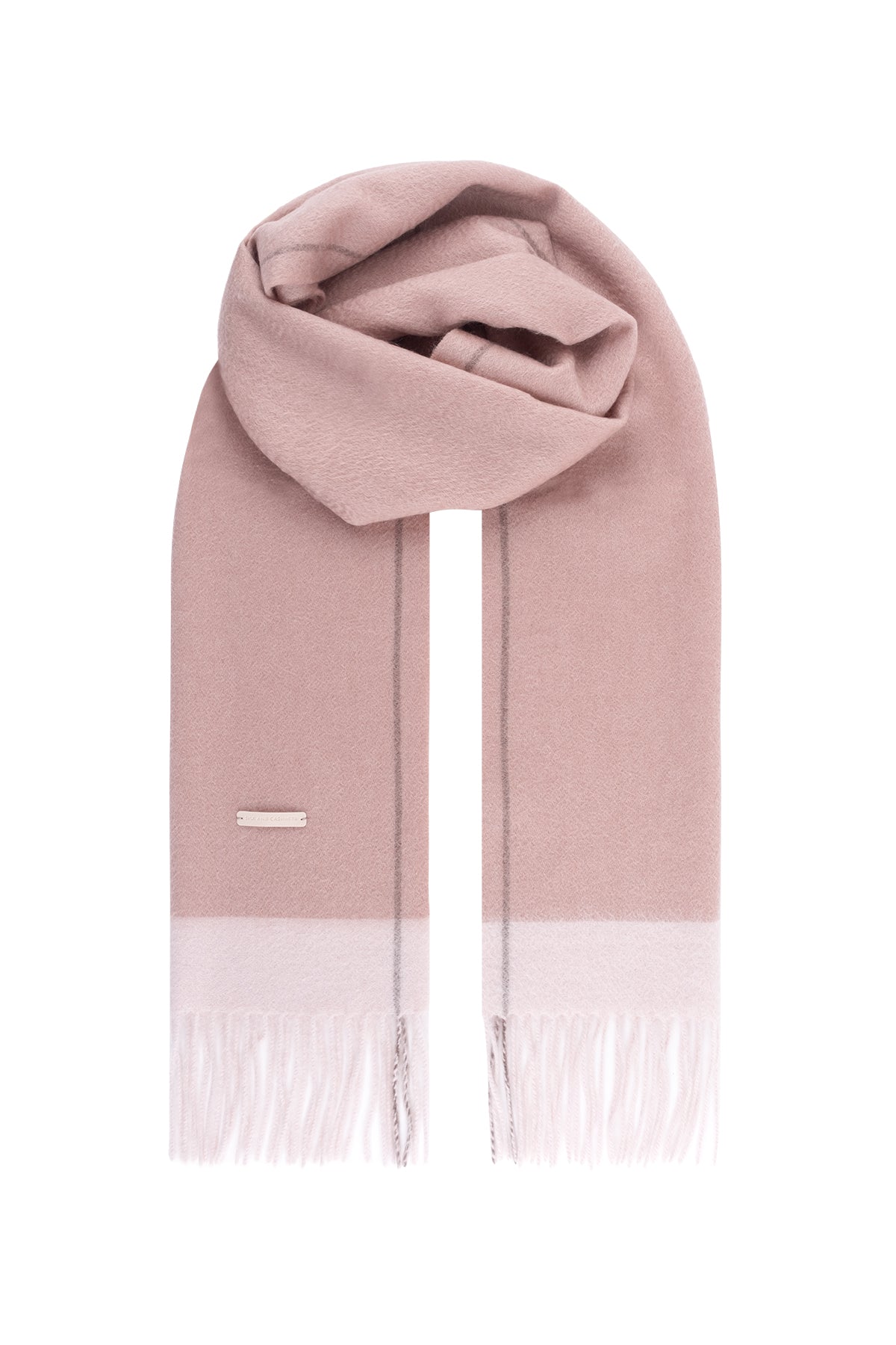 Gül Kurusu Patrick Saf Kaşmir Atkı 35x164 cm